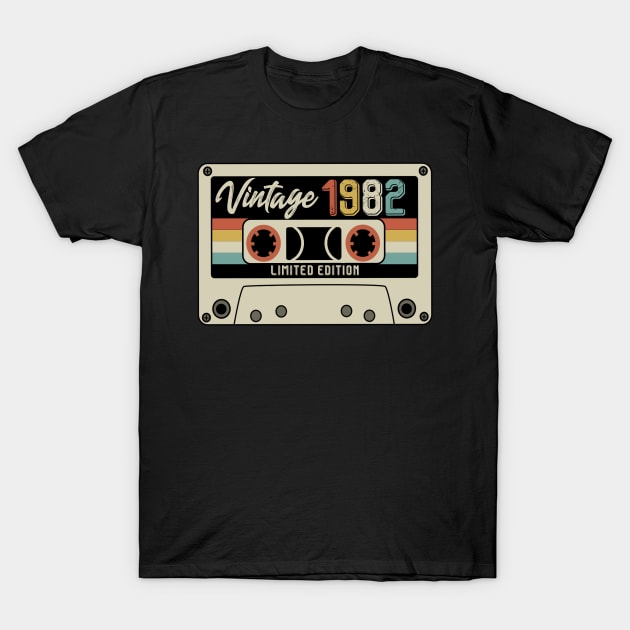 Vintage 1982 - Limited Edition - Vintage Style T-Shirt by Debbie Art